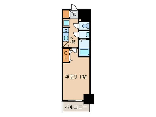 ディアレイシャス浅間町の物件間取画像